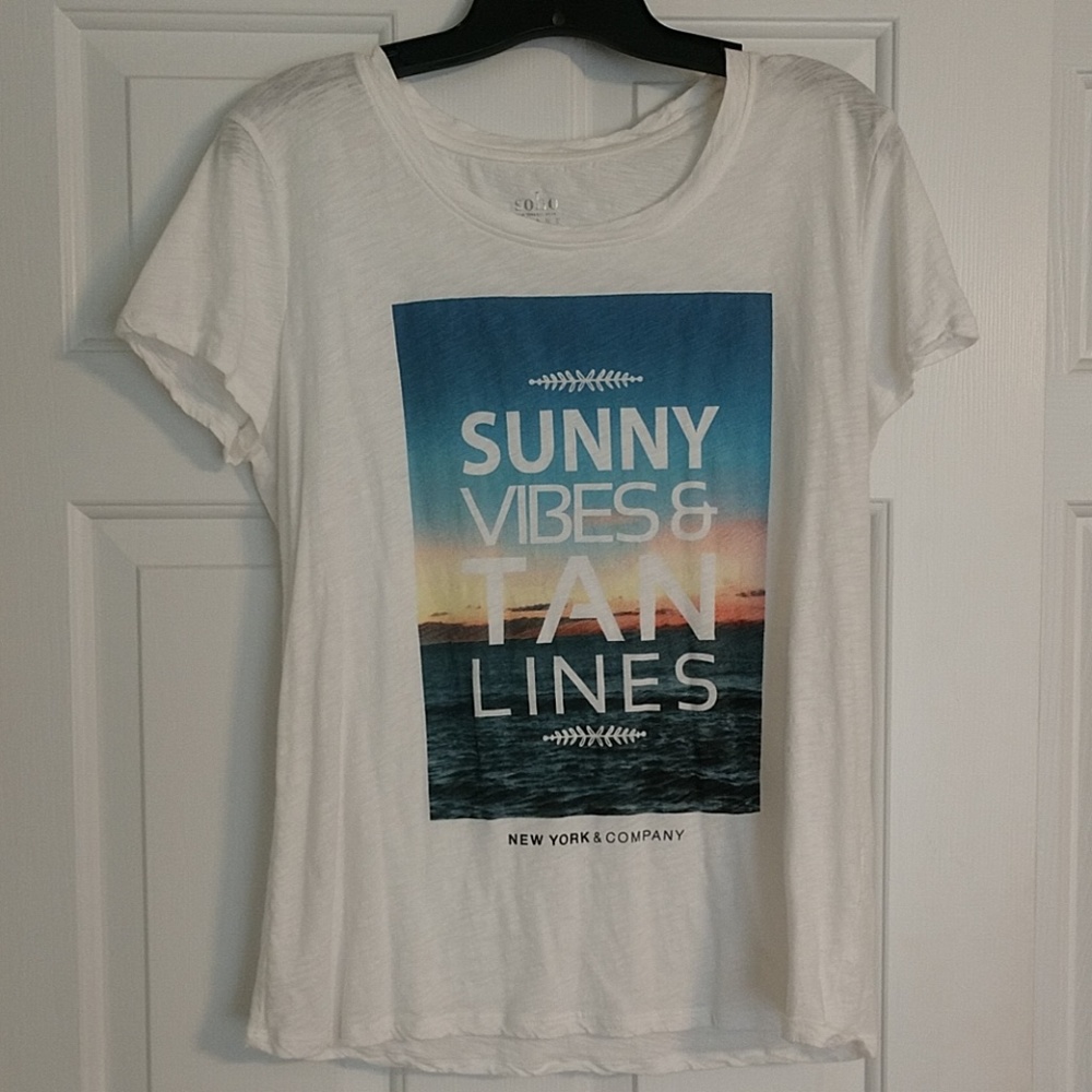 New York & Company Sunny Vibes T-shirt